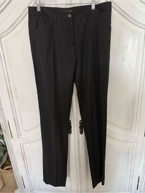 Dolce & Gabbana Pinstripe Trousers Made in Italy Size 44/US 8 Designer Luxury